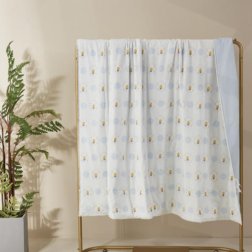 利路米特惠款清凉水洗夏被天空蓝 商品图4