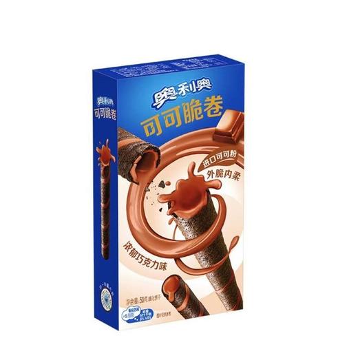 奥利奥 浓郁巧克力味可可脆卷威化饼干 50g/盒 商品图0