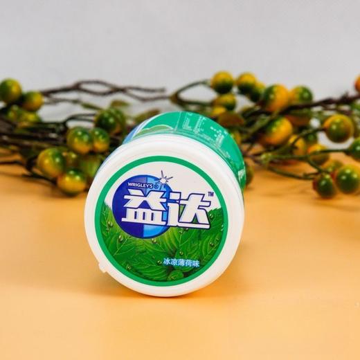 益达无糖口香糖（清爽薄荷味）含木糖醇约40粒 56g/罐 商品图7