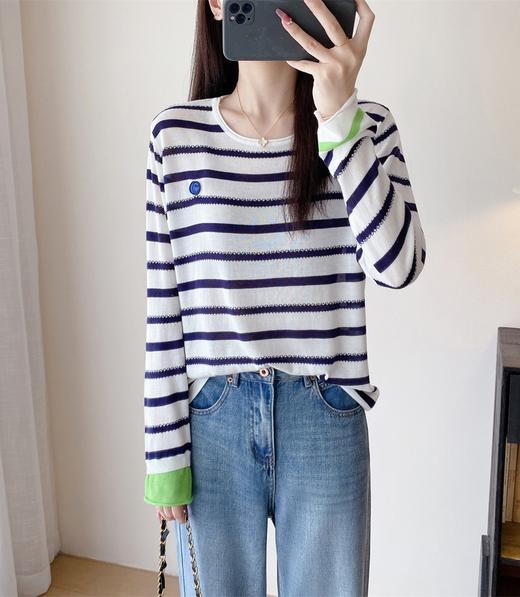 董洁直播间同款小众原单天丝莱赛尔羊毛定位防晒罩衫 商品图3