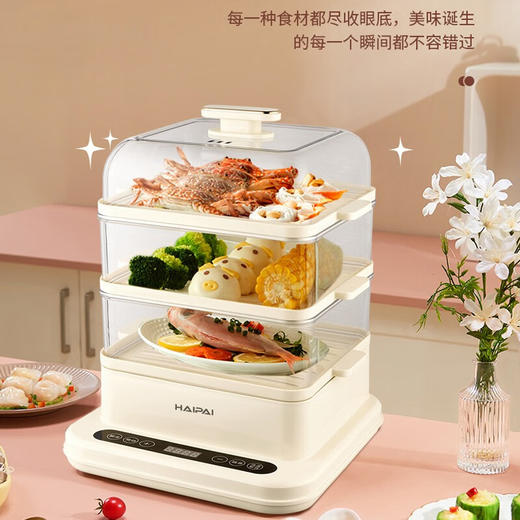 海牌多功能电蒸笼_电蒸锅Z20B米黄色【K】 商品图4