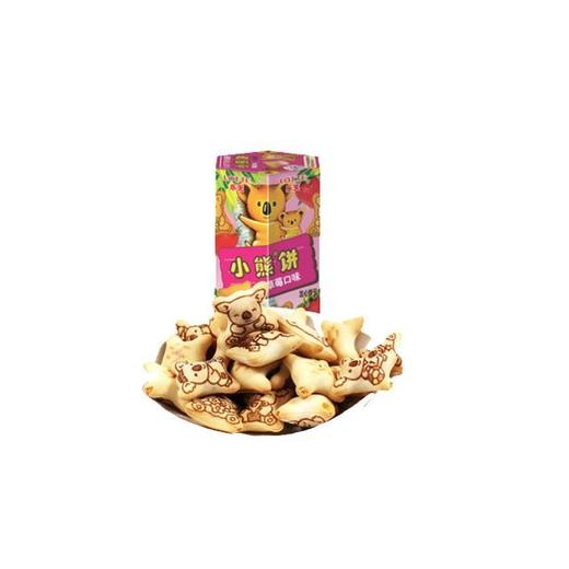 乐天小熊夹心饼干 草莓味37g 商品图1