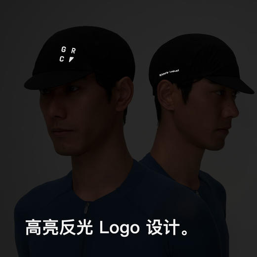GRC桀骜无尽春夏新款BLACK LABEL透气自行车防晒反光帽头盔内衬帽 商品图3