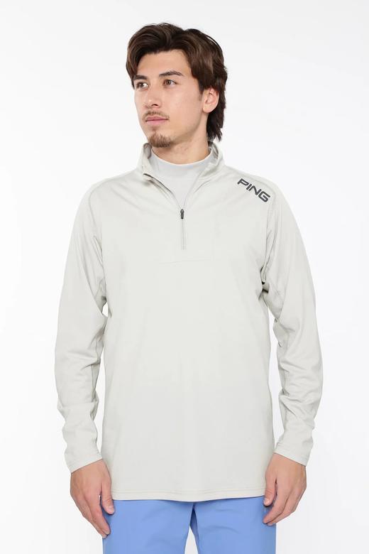 Ping高尔夫男士 弹性立领半拉链套头长袖运动上衣 商品图0