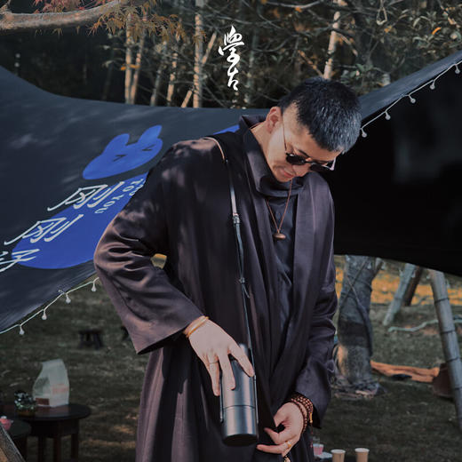 学古传家壶·迷你全手工真皮壶套KOL保护套便携户外 套组 商品图3