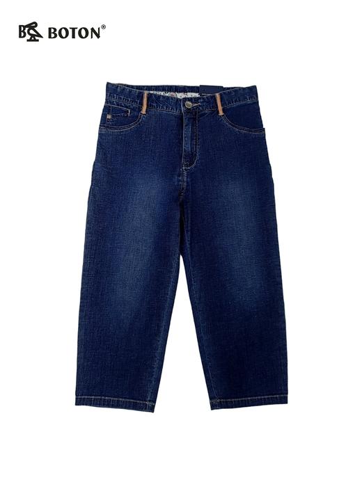 【第2件半价！尾货清仓不退换】波顿女士弹力七分牛仔裤LF517214 商品图4