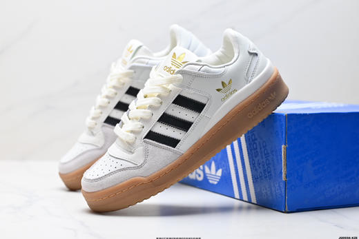 阿迪达斯ADIDAS FORUM LOW CL三叶草经典复古低帮休闲运动板鞋ID0990男女鞋 商品图7