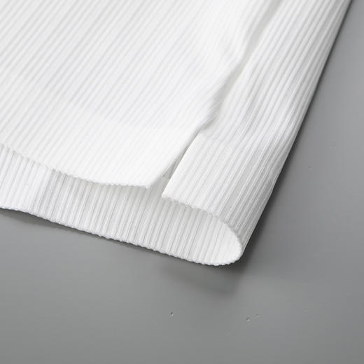 【冰丝】【DG】大依优型大码休闲纯色Polo衫冰丝凉感翻领百搭半袖体恤夏季胖子上衣 商品图5