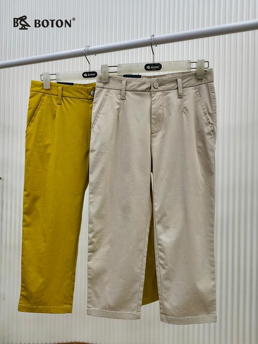 【第2件半价！尾货清仓不退换】波顿女士弹力休闲七分裤LF550216 商品图3