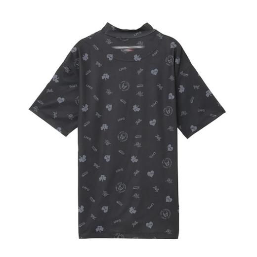 日单 高尔夫男士 印花立领宽松短袖T恤 吸水速干 爱心三叶草图案 商品图9