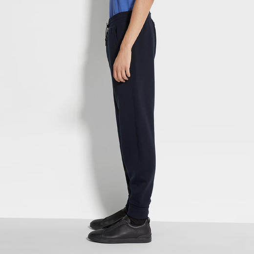 【二】ZEGNA 杰尼亚 男士 High Performance™ 羊毛混纺运动裤 深蓝色 E8564 ACTTR1 B09 商品图2