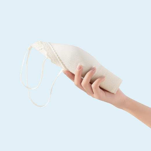 连绵·蕾丝罗纹三角背心文胸691（AB） 商品图5