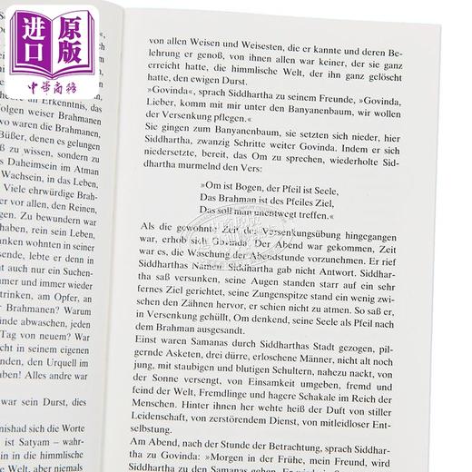 【中商原版】【德文版】黑塞 悉达多 Siddhartha Eine indische Dichtung 德语原版 赫尔曼 Hesse Hermann 流浪者之歌 诺奖得主 商品图2