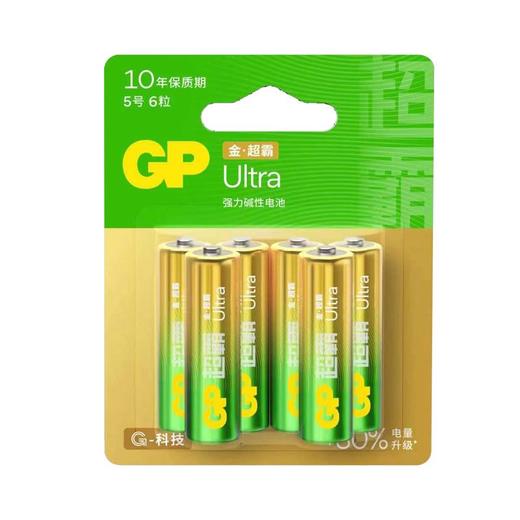 超霸（ 5号）碱性电池 6粒/卡 商品图0
