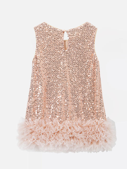 TUTU.KK裙夏新款儿童背心裙亮片网纱连衣裙圆领无袖儿童连衣裙90-130 商品图6