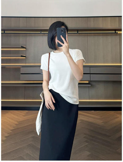 【断码 捡漏】 不可机洗的 The row 面膜T恤 有羊绒感 巨亲肤 商品图9