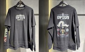 EVISU 男 长袖T恤 2ESHTM5TL1094RXBLKX