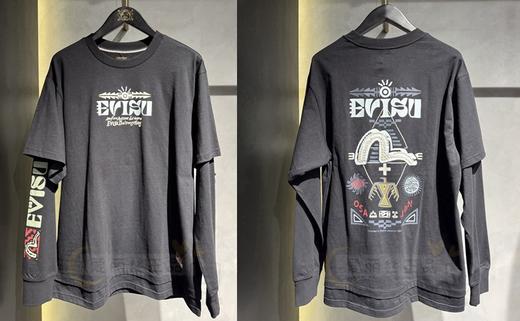 EVISU 男 长袖T恤 2ESHTM5TL1094RXBLKX 商品图0