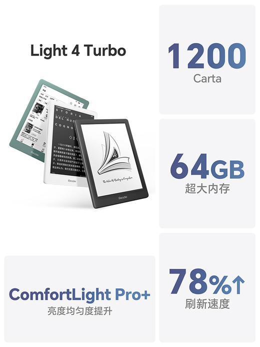 【4月新品】掌阅iReader Light4系列 6英寸电纸书阅读器 商品图4