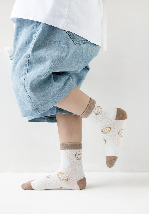 柠檬舒品夏日网眼透气袜升级款【5双装】 商品图7