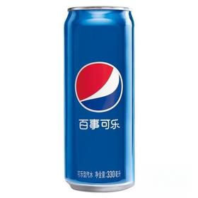 百事可乐汽水(sleek can)330ml/罐