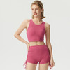 【稳固包裹】2025春夏新款运动内衣晓星氨纶一片式粘合点胶高强防震健身服女子 商品缩略图2