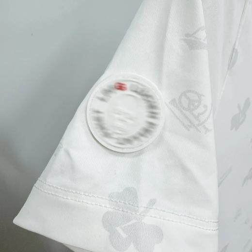 日单 高尔夫女士 印花短袖T恤立领 修身版型速干透气 爱心三叶草图案 商品图5