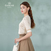 乔万尼针织衫女新款短袖法式撞色高级感EM2M855 商品缩略图1