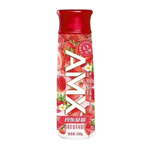 安慕希 0蔗糖丹东草莓奶昔风味酸奶 230g/瓶 商品图0