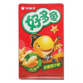 好丽友好多鱼 浓香茄汁味 非油炸马铃薯膨化食品 33g/盒