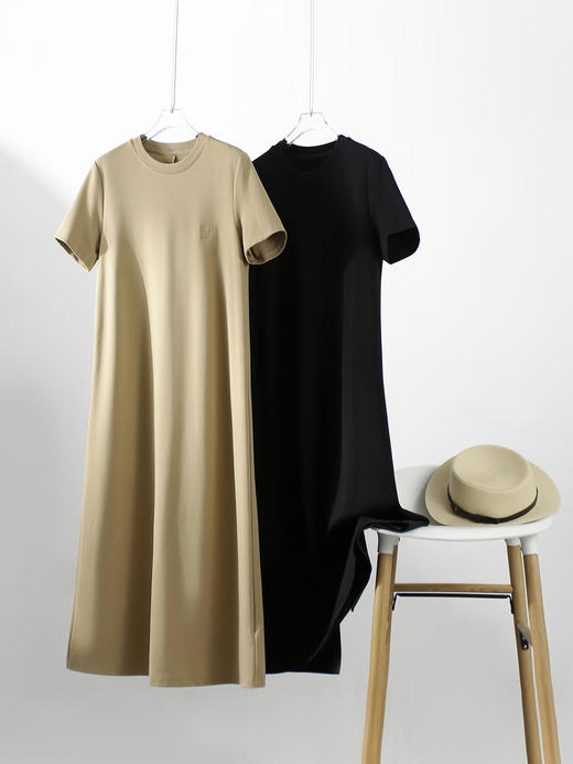 【女神范！99元优雅连衣裙】春夏法式连衣裙 通勤度假两不误 圆领显瘦高级感 商品图8