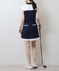 CECIL MCBEE 高尔夫 女士 双色网状透气撞色收腰小高领连衣裙 商品缩略图3