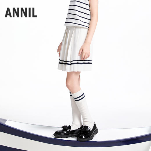 【实体店同款】女童全腰针织半裙夏季新款安奈儿童装AG523671 商品图0