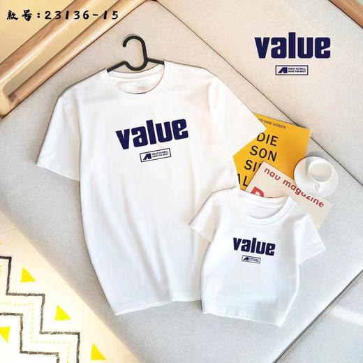 【180克精梳棉亲子装夏装T恤59.9任选2件 】2025新款圆领印花中国风纯棉亲子装短袖 商品图5