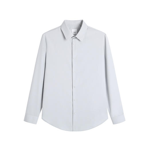 HIM漢崇  日常职场正装男士衬衫婚礼宴会商务长袖衬衣 2025春季 商品图4