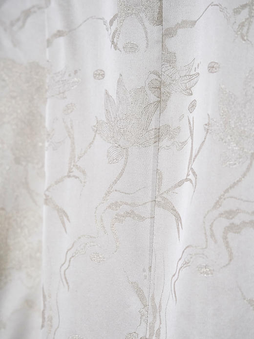 盛唐牡丹| 织金莲花纹真丝女裙(尺码偏小) 商品图4