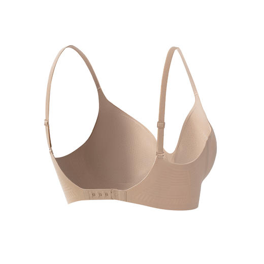 连绵· 光面冰皮一字扣女士文胸9598（AB） 商品图2