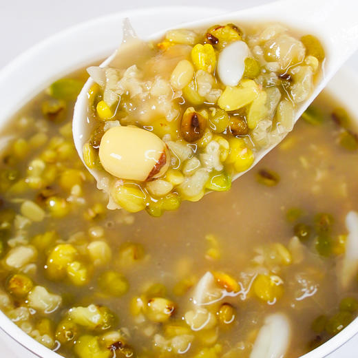 田园系列陈皮绿豆百合银耳粥 1kg 商品图3