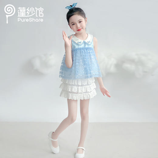 pureshare蓬纱馆 海盐千层礼服裙 海盐千层上衣 商品图5