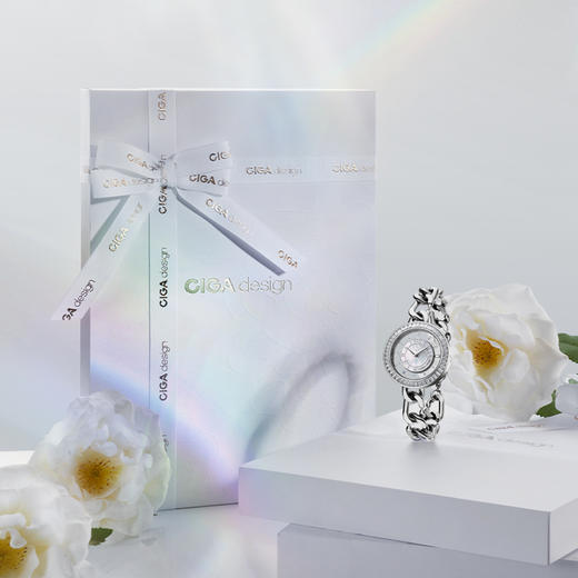 【2025年度新品首发】CIGA design玺佳钻随心动艺术腕表 石英女表 商品图2