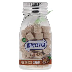 都市牧场 正梅味爽口含片糖 38g/罐