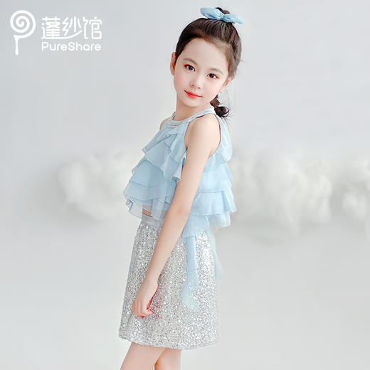 碧波挂脖上衣 星落半裙 商品图4