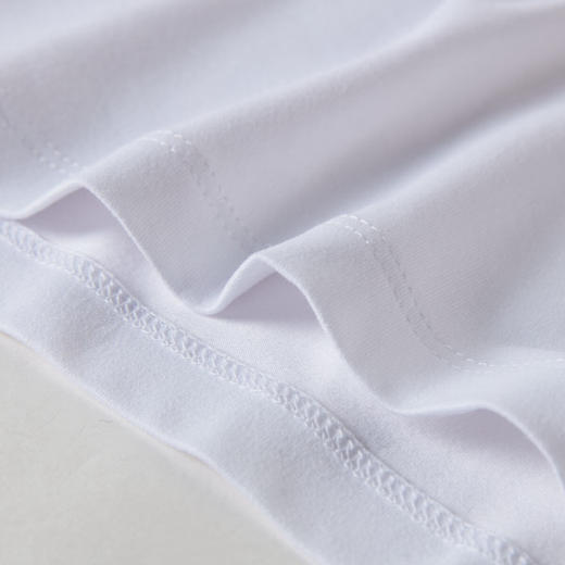 速干T恤 V领圆领无痕款 速干T恤 V领白色 L 商品图3