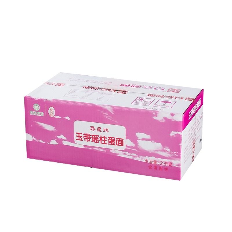 寿星牌玉带瑶柱蛋面2kg{宽面}
