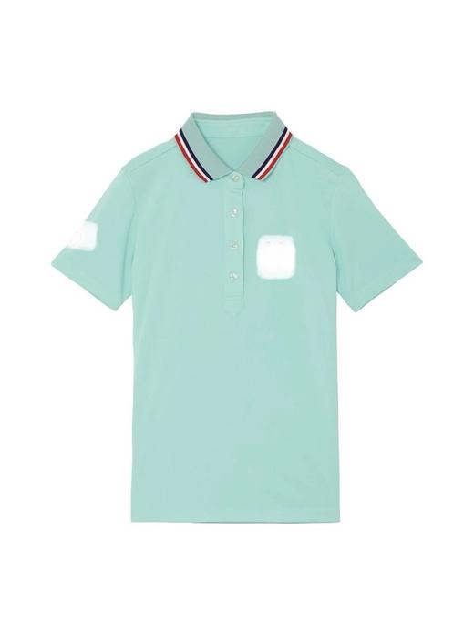 日系原单 高尔夫 女士 骷髅&三叶草短袖Polo衫心形logo标志 商品图2