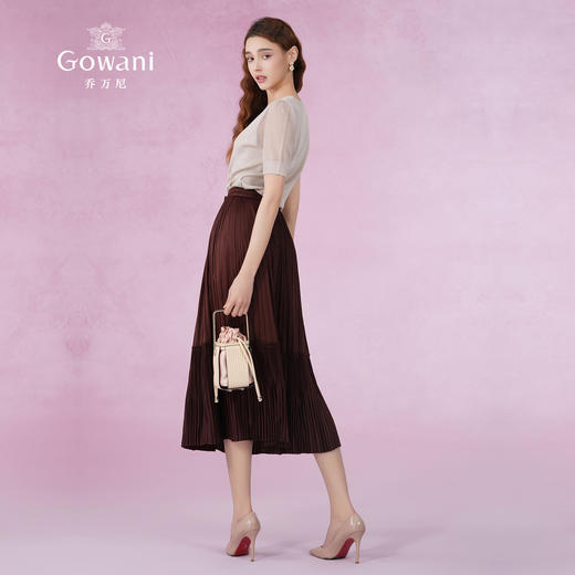 乔万尼夏款短袖针织衫微透设计感EM2M866 商品图3