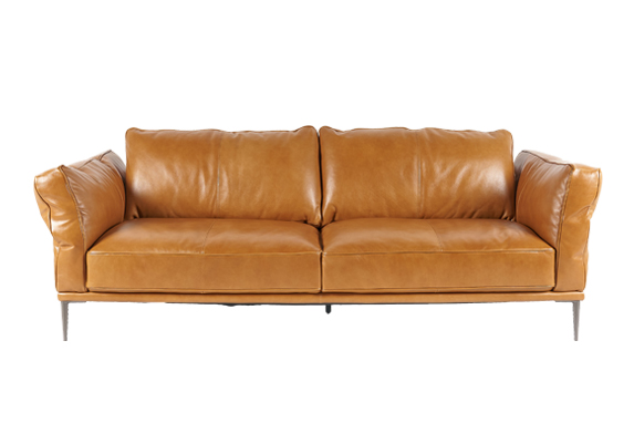 懂窝 | 埃尔温 三人皮沙发 Erwin Leather Sofa