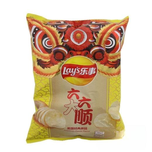 乐事Lay's 美国经典原味原切马铃薯片 70g/袋 商品图0