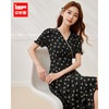 IEF/爱依服2025夏季 碎花度假通勤流行小众设计感显瘦连衣中裙DZ0053-X- 商品缩略图0