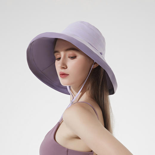 夏季新款女士渔夫帽 户外可折叠遮阳遮脸防晒帽 商品图3